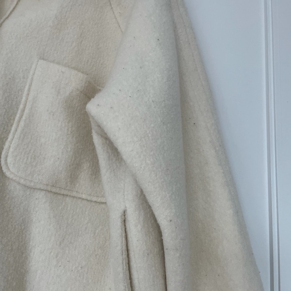 ❌SOLD❌Anine Bing Jaden Shacket Ivory Tie Jacket Oversized - Picture 7 of 14